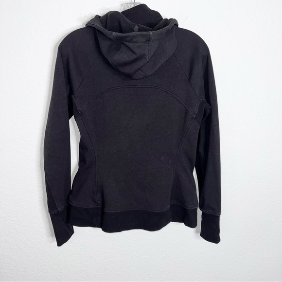 Athleta Jacket Women’s Small Triumph Hoodie Full Zip Activewear Black S - Picture 5 of 10